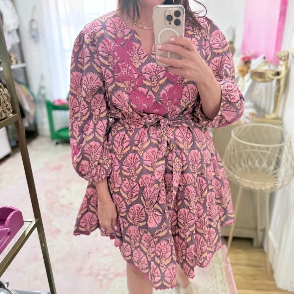 SISTER MARY PLUM MINI DRESS - Picture 2 of 2